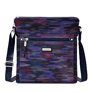 Baggallini New Classic Go Bag With Rfid Phone Wristlet In Onyx Floral
