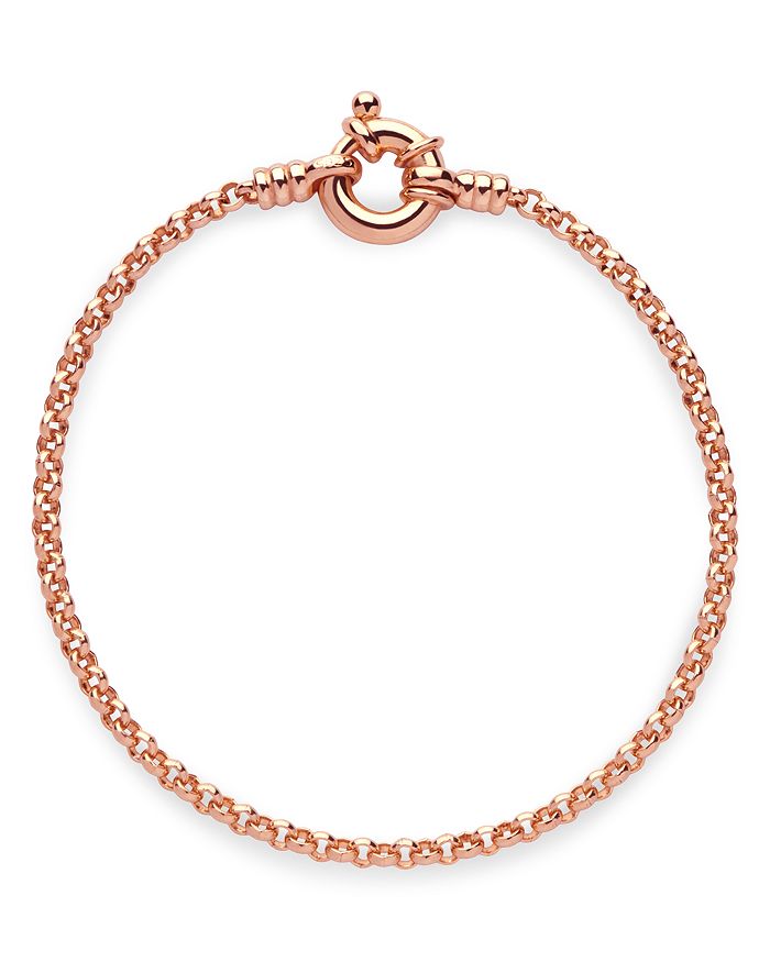 Links of London Belcher Rose Gold Plated Mini Chain Bracelet