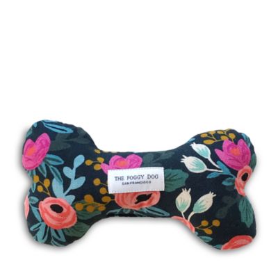 The Foggy Dog - Floral Print Squeaky Dog Toy