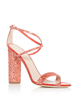 GIUSEPPE ZANOTTI Women's Svamp Glitter Crisscross High-Heel Sandals,E900108