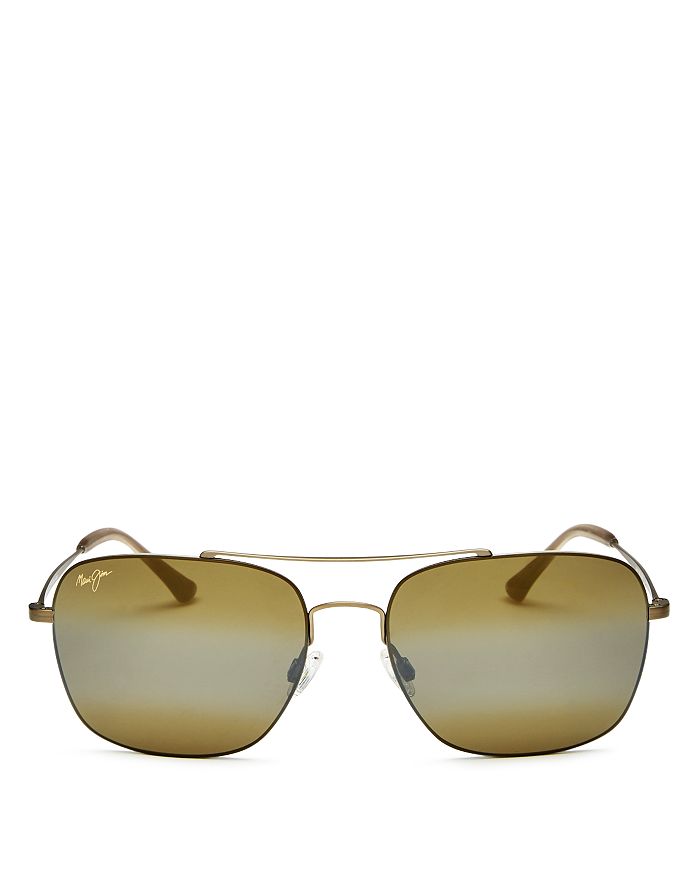 Mirrored brow top bar sunglasses