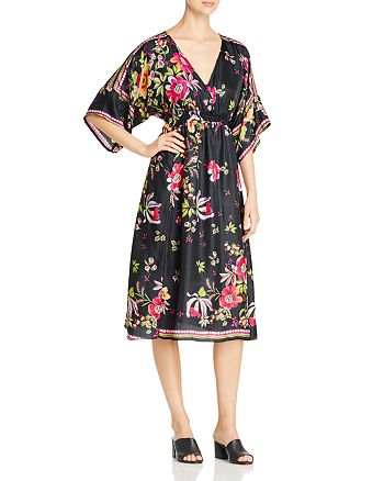 Johnny Was - Gilmore Floral Silk Dress