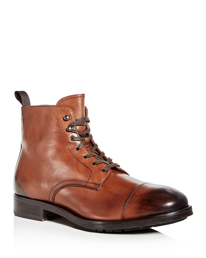 TO BOOT NEW YORK MEN'S CONCORD LEATHER CAP-TOE BOOTS,652010N