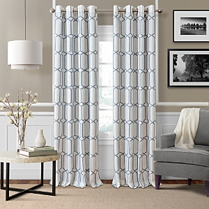 Elrene Home Fashions Kaiden Blackout Window Panel, 52 X 95 In Soft Blue