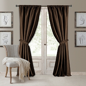 Elrene Home Fashions Versailles Blackout Window Panel, 52 X 95 In Chocolate