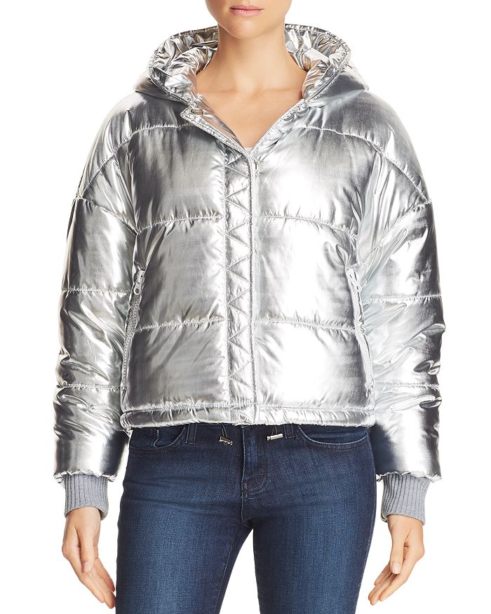 Splendid hooded sale puffer jacket