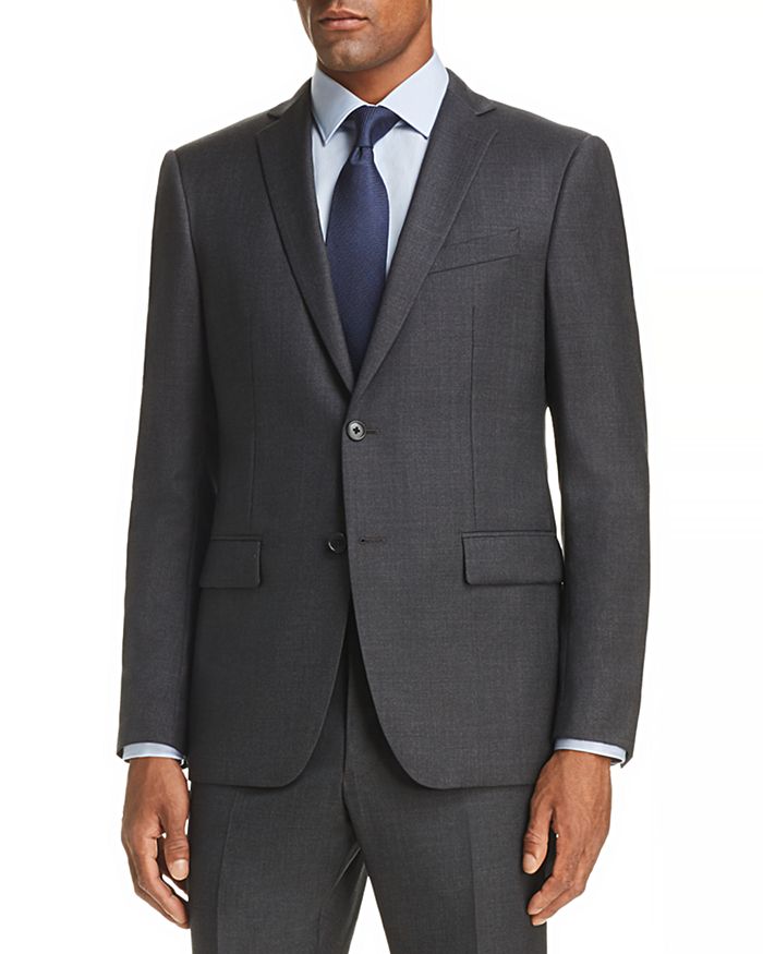 Shop John Varvatos Basic Slim Fit Suit Jacket In Charcoal