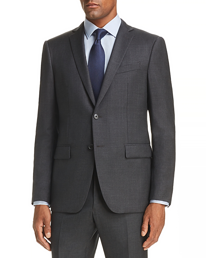 John Varvatos Basic Slim Fit Suit Jacket In Charcoal