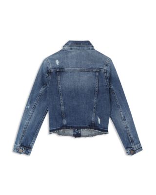 Girls' Manning Distressed Denim Jacket - Big Kid