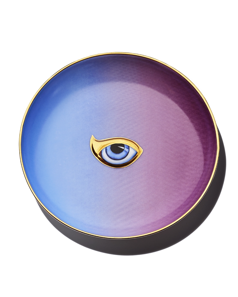 L'objet Lito-eye Canape Plate In Blue/purple