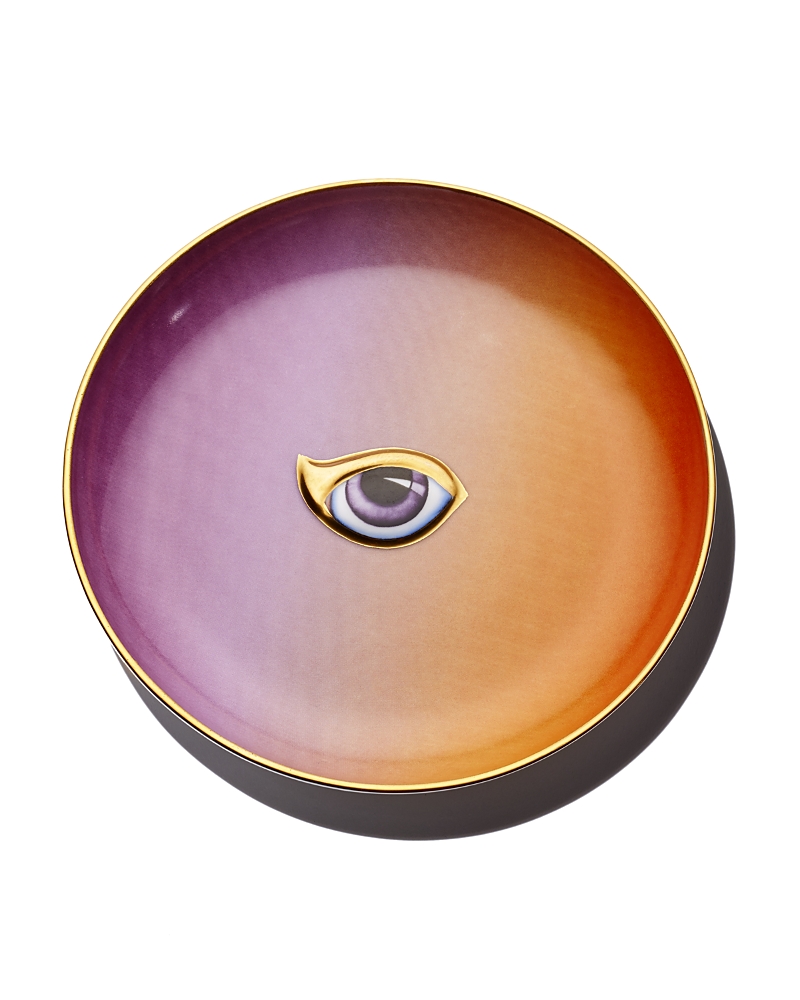 L'objet Lito Eye Plate In Purple/orange