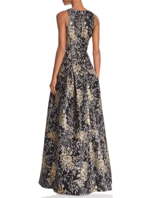 green emerald velvet dress Bhldn Aidan Mattox Regina Gown main image 0