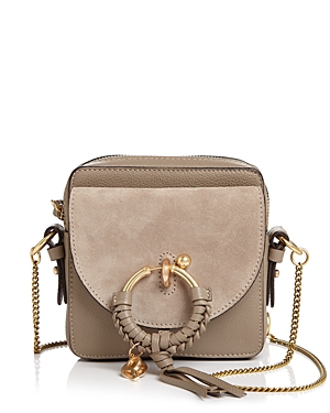 SEE BY CHLOÉ SEE BY CHLOE JOAN SMALL LEATHER & SUEDE CROSSBODY