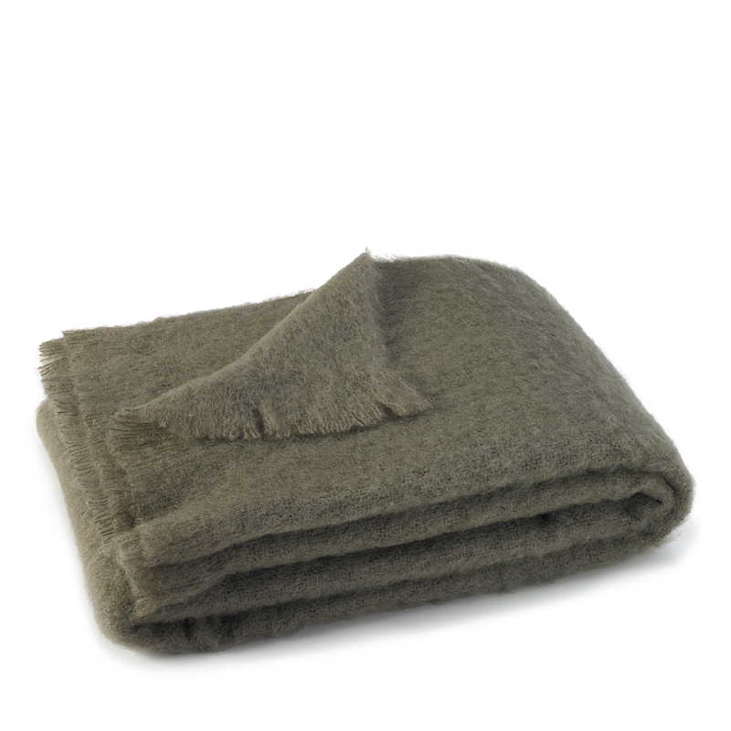 Lands Downunder Landsdown Under Mohair Throw In Ashwood