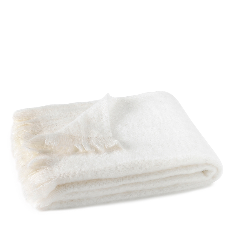Lands Downunder Landsdown Under Mohair Throw In Snowflake