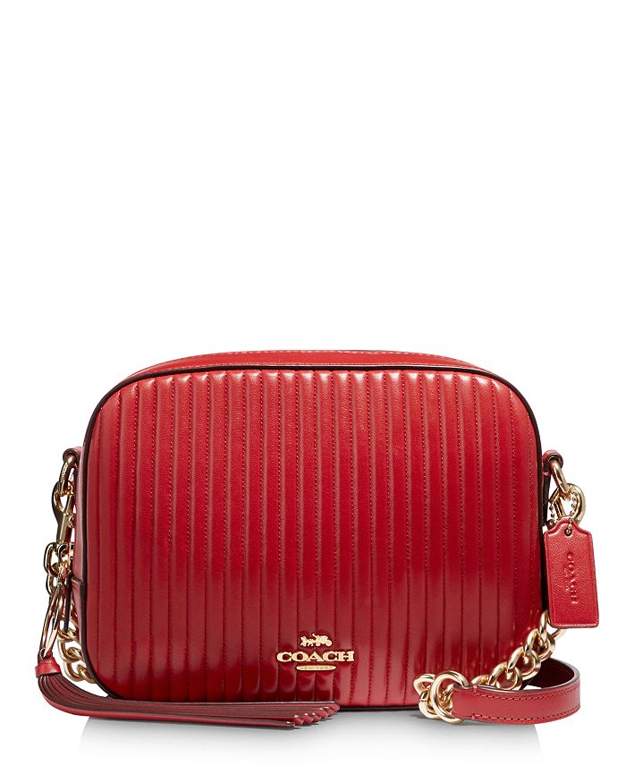 Coach quilted sales leather camera bag
