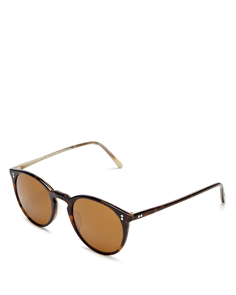 Oliver Peoples Women's O'malley 48mm Phantos Sunglasses In Tortoise/brown Solid