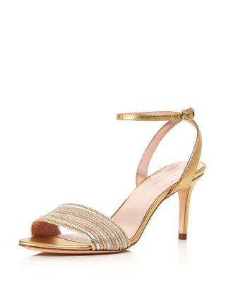 kate spade metallic sandals