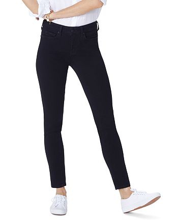 NYDJ Marilyn Straight-Leg Jeans in Black | Bloomingdale's