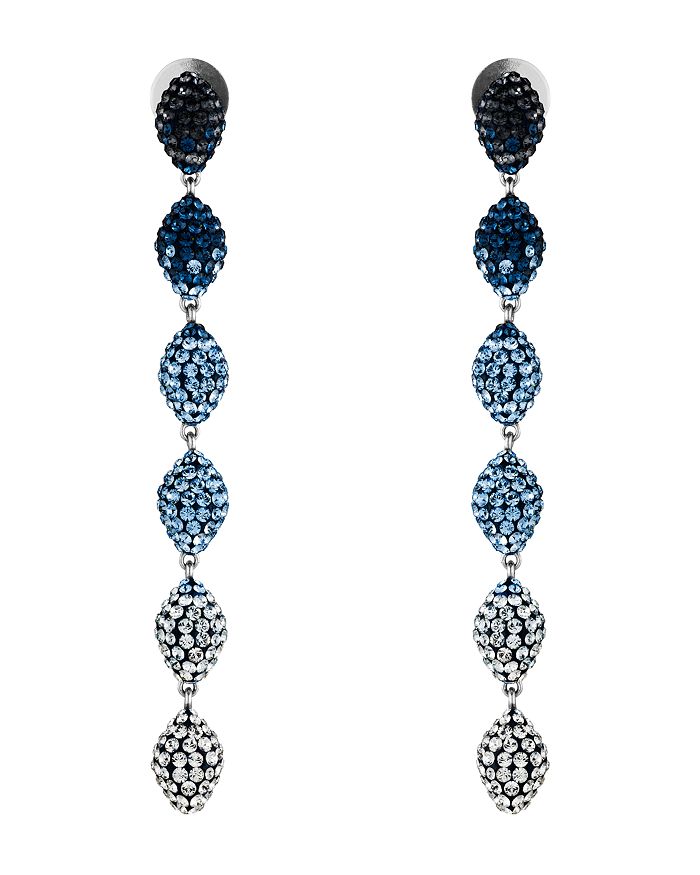 Atelier Swarovski Moselle Mini Drop Earrings In Blue/silver