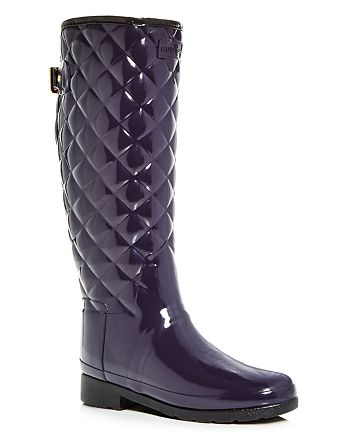 Womens Refined Gloss Quilted Rain Boots Bloomingdales Women Shoes Boots Rain Boots 