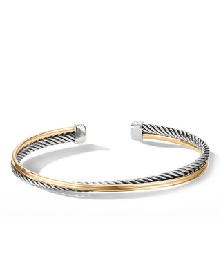David Yurman Crossover Bracelet with 18K Gold