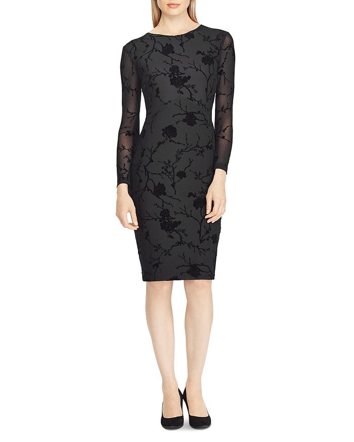 Lauren ralph lauren top floral mesh dress