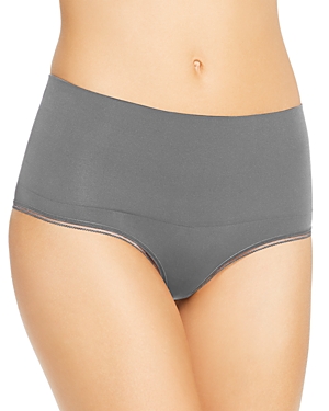 Yummie Ultralight Seamless Shaping Thong In Gargoyle