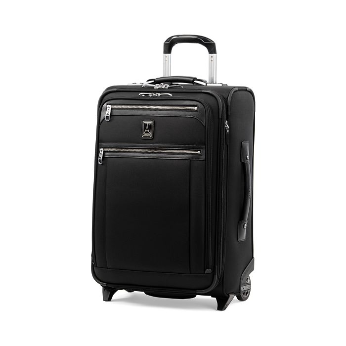 Shop Travelpro Platinum Elite 22" Expandable Carry On Rollaboard In Shadow Black