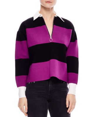 sandro purple sweater