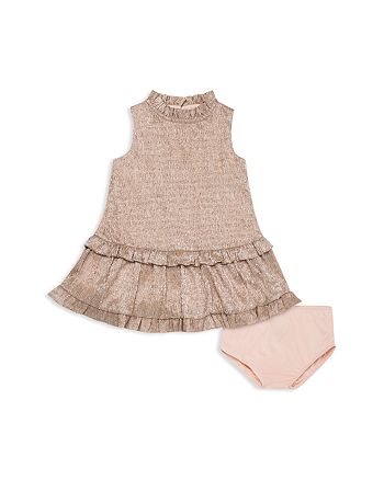 Kate Spade New York Girls Metallic Ruffle Dress Baby Bloomingdale S