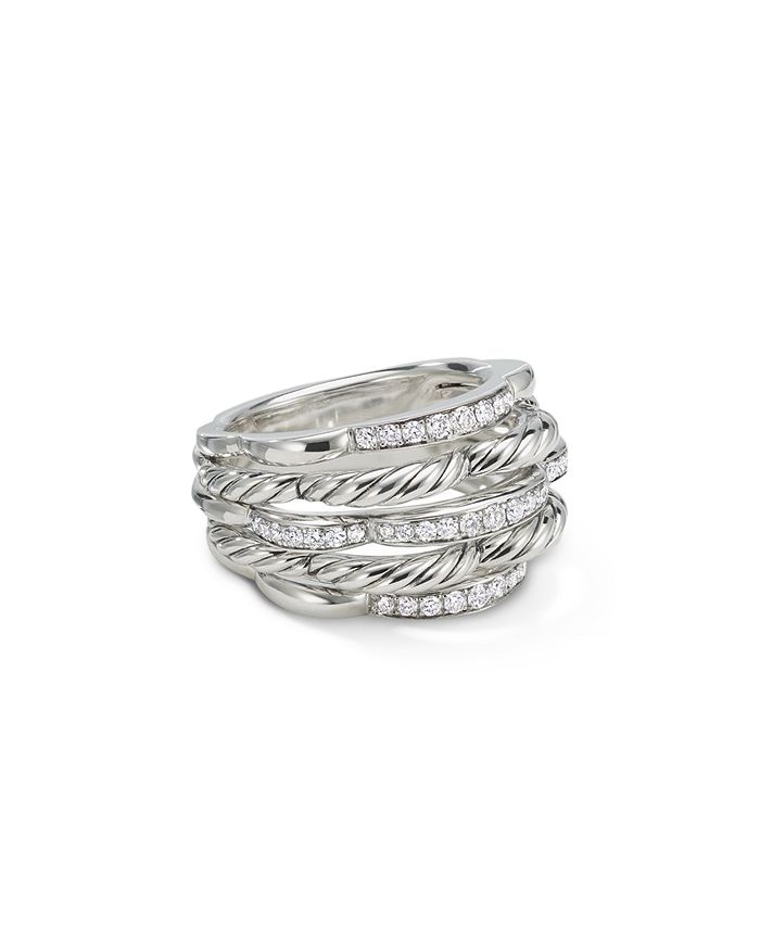 David Yurman Tides Dome Ring with Diamonds Bloomingdale s