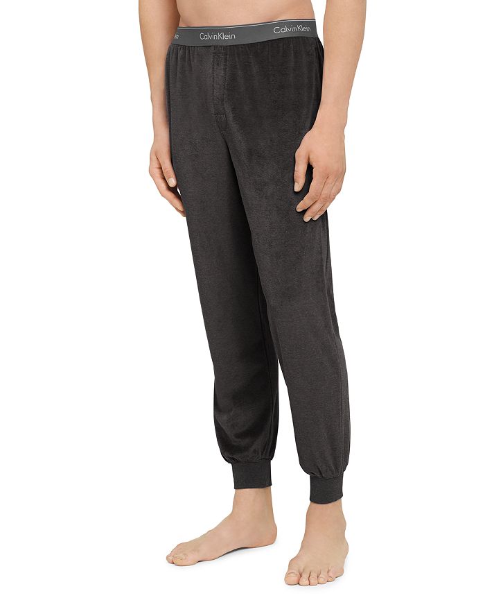 Calvin klein velour sweatpants best sale