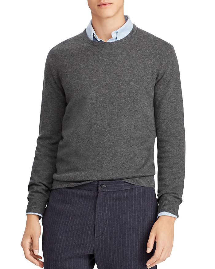 Polo Ralph Lauren Crewneck Cashmere Sweater - 100% Exclusive In Gray