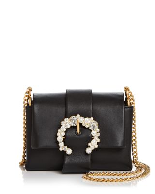 tory burch embellished leather shoulder bag