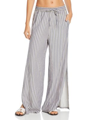 wide leg swim cover up pants