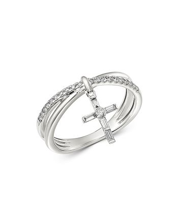 cross charm ring