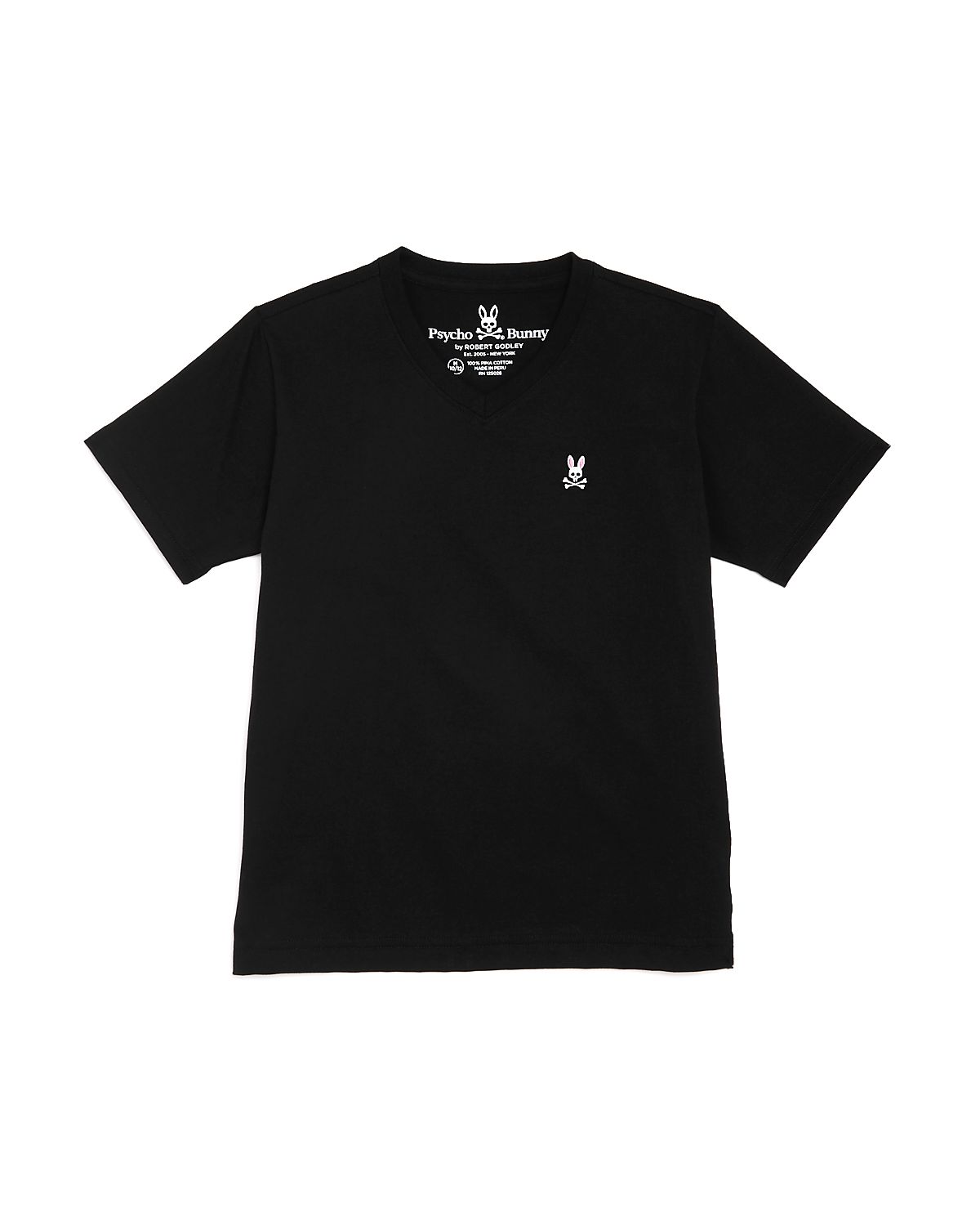 Psycho Bunny Boys' V Neck Logo Tee - Little Kid, Big Kid