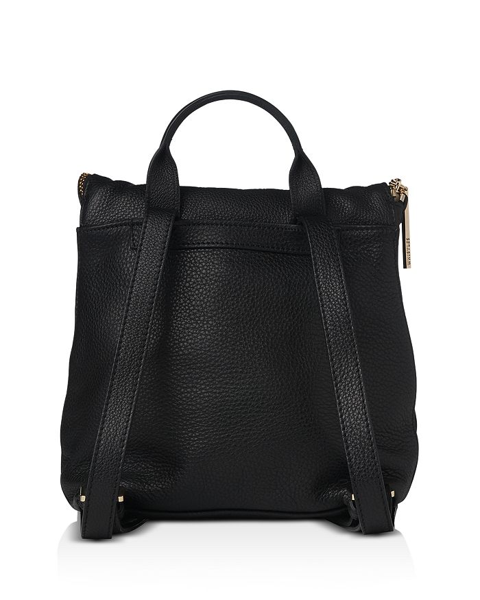 Shop Whistles Verity Mini Leather Backpack In Black