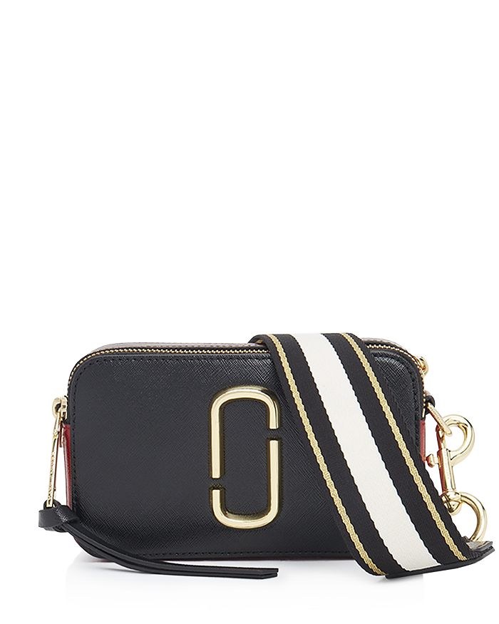 Shop Marc Jacobs The Snapshot In Black/red/gold
