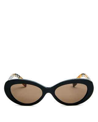 burberry oval sunglasses