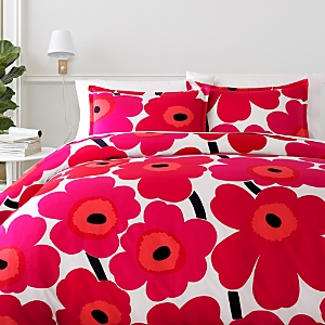 Shop Marimekko Unikko Comforter Set, Full/queen In Red
