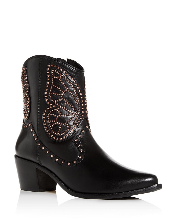 SOPHIA WEBSTER WOMEN'S SHELBY 50 STUDDED WESTERN POINTED-TOE BOOTS,SPS19033
