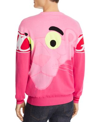 THE BLURRED CLOTHING / PANTHER SWEATER Iceberg Color-Block Pink