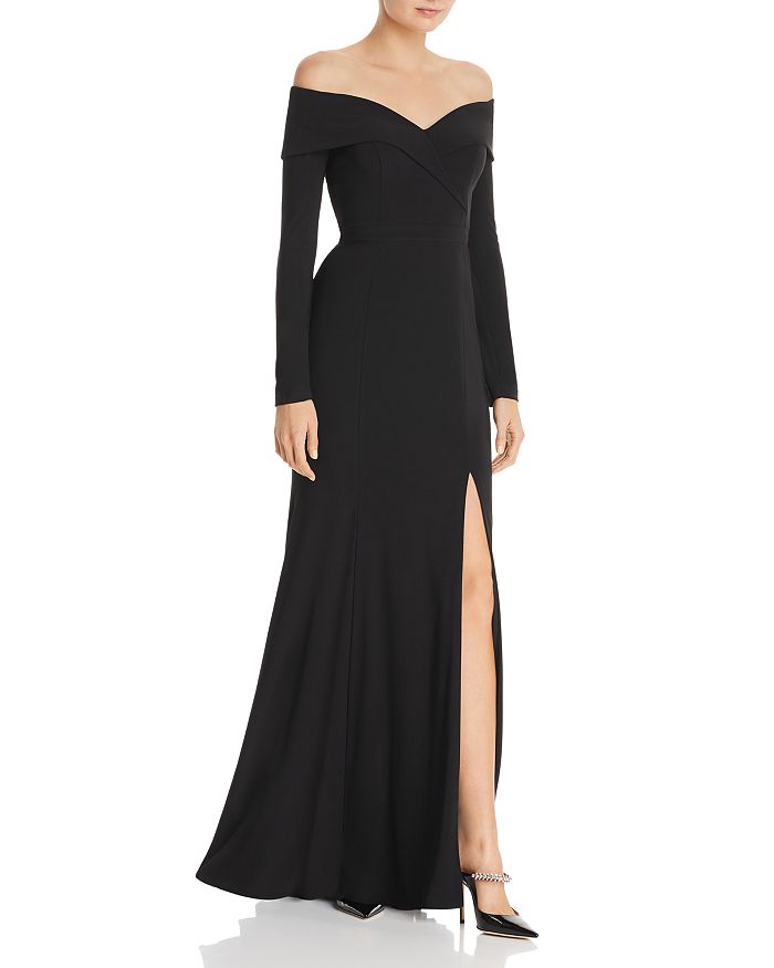 AQUA OfftheShoulder Gown 100 Exclusive Bloomingdale's
