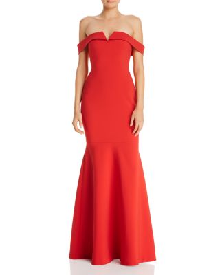 LIKELY - Misisco Off-the-Shoulder Gown