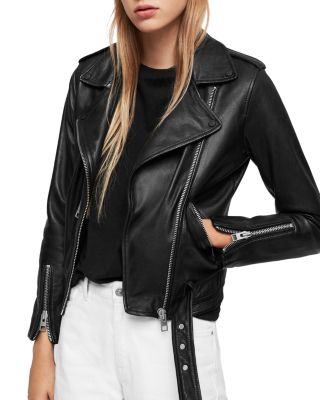 ladies black leather jacket size 20