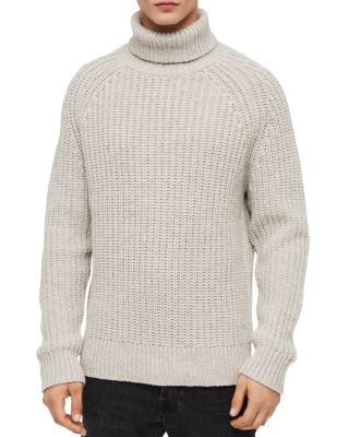 ALLSAINTS Mast Waffle-Knit Turtleneck 
