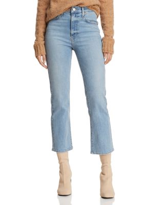 mile high crop flare jeans