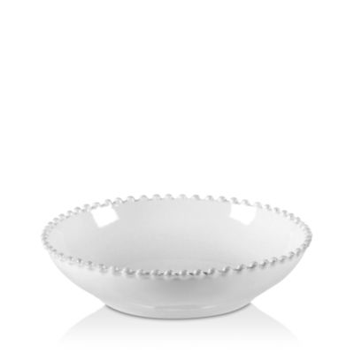 Costa Nova - White Pearl Pasta Bowl/Rim Soup Bowl